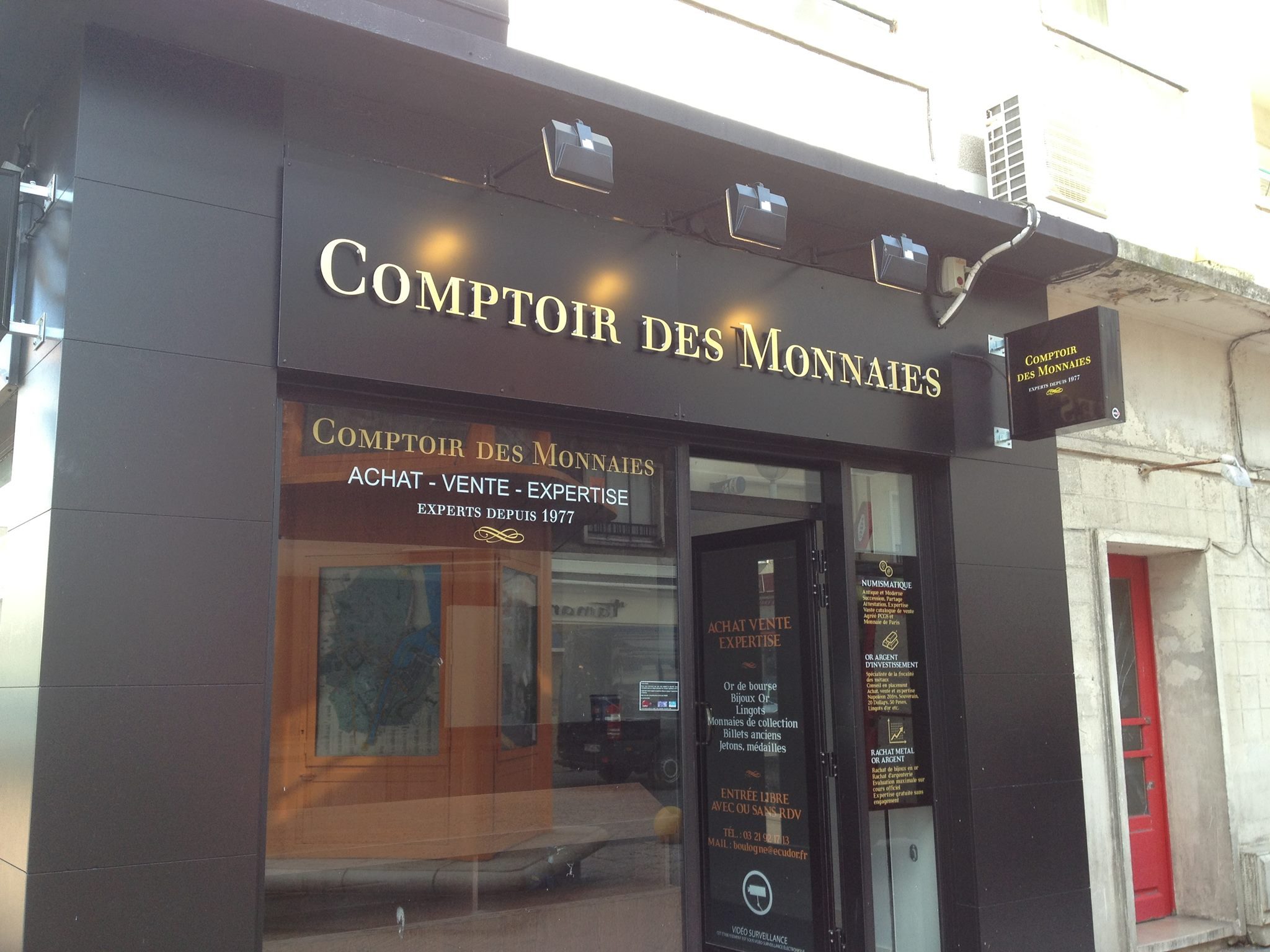 enseigne lettres alu or2