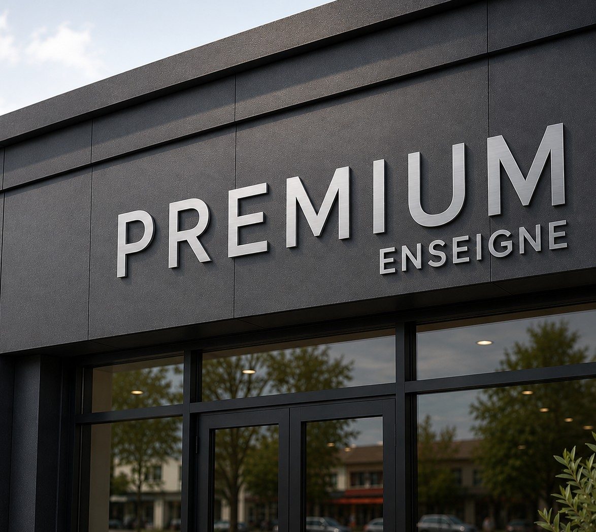 Lettres Alu type dibond — visuel 1