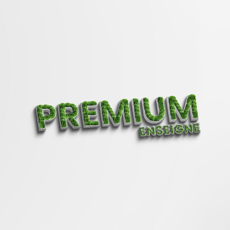 lettres pvc végétales premium